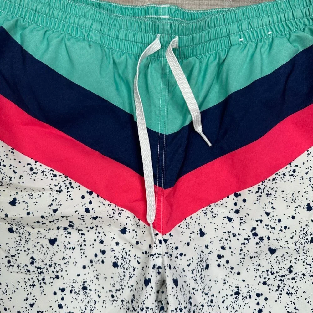 Chubbies Swim Trunks Stripes Speckles Stretch Waist Shorts - Mens XL BestOnesWI